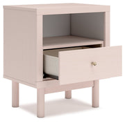 Wistenpine Blush Upholstered Youth Two Side Storage Panel Bedroom Set - Gate FurnitureYouth Bedroom Set