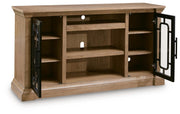 Wittenmyer Natural/Black 72" TV Stand - W794-68