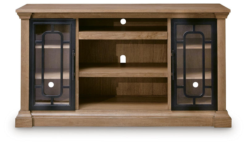 Wittenmyer Natural/Black 72" TV Stand - W794-68