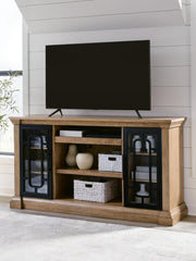 Wittenmyer Natural/Black 72" TV Stand - W794-68