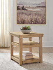 Wittenmyer Natural/Black End Table - T794-3