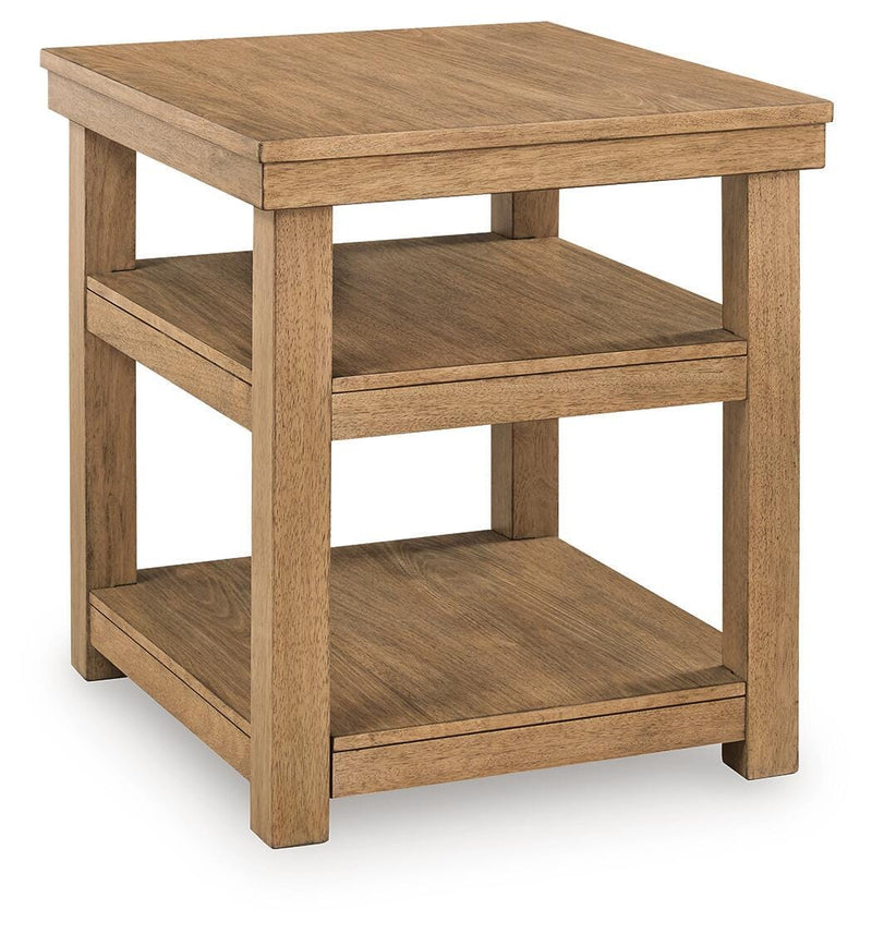 Wittenmyer Natural/Black End Table - T794-3