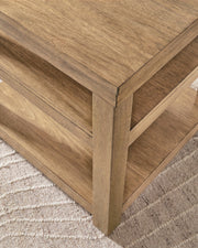 Wittenmyer Natural/Black End Table - T794-3
