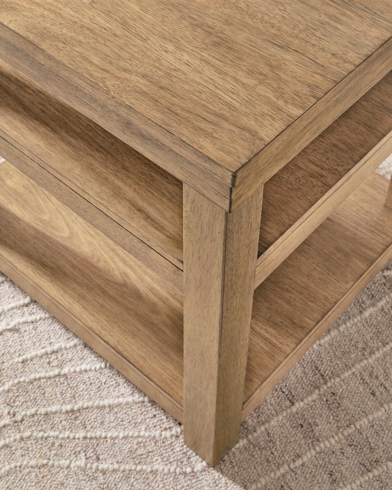 Wittenmyer Natural/Black End Table - T794-3