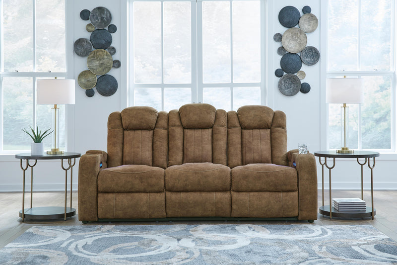 Wolfridge Power Reclining Sofa and Power Recliner - 60703U3