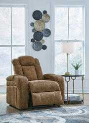 Wolfridge Sofa, Loveseat and Recliner in Brindle - PKG015543
