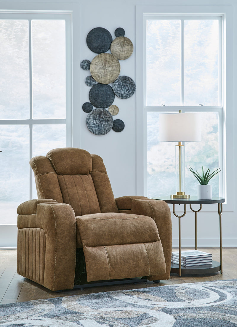 Wolfridge Sofa, Loveseat and Recliner in Brindle - PKG015543