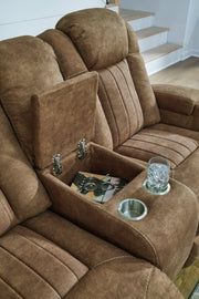 Wolfridge Sofa, Loveseat and Recliner in Brindle - PKG015543