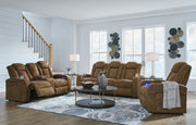 Wolfridge Sofa, Loveseat and Recliner in Brindle - PKG015543