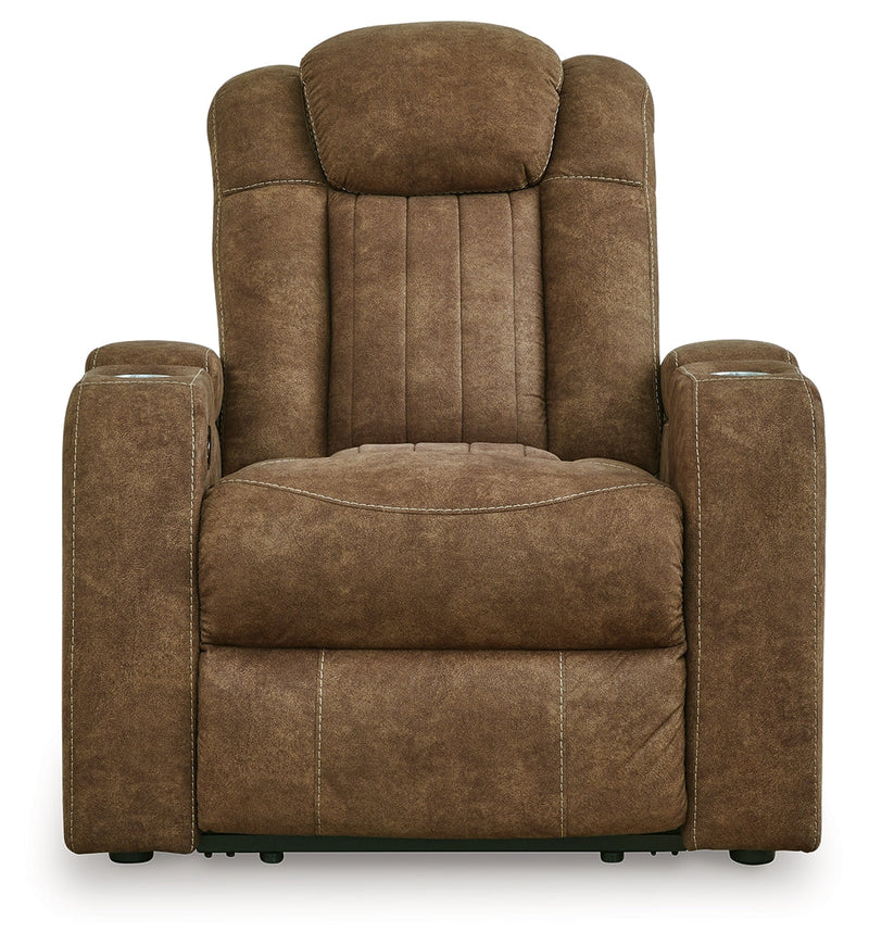 Wolfridge Sofa, Loveseat and Recliner in Brindle - PKG015543