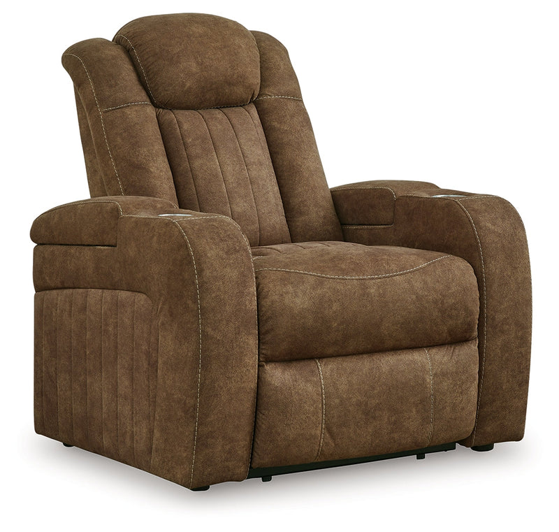 Wolfridge Sofa, Loveseat and Recliner in Brindle - PKG015543
