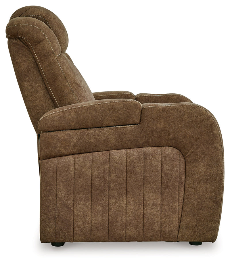 Wolfridge Sofa, Loveseat and Recliner in Brindle - PKG015543