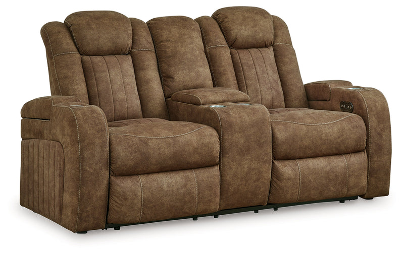 Wolfridge Sofa, Loveseat and Recliner in Brindle - PKG015543