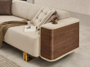 Wolker 3-pieces (Sofa & Loveseat & Chair) Livingroom in Light Brown - 200-SIM-WOL-GIRNE03-321