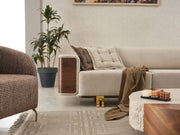 Wolker 3-pieces (Sofa & Loveseat & Chair) Livingroom in Light Brown - 200-SIM-WOL-GIRNE03-321