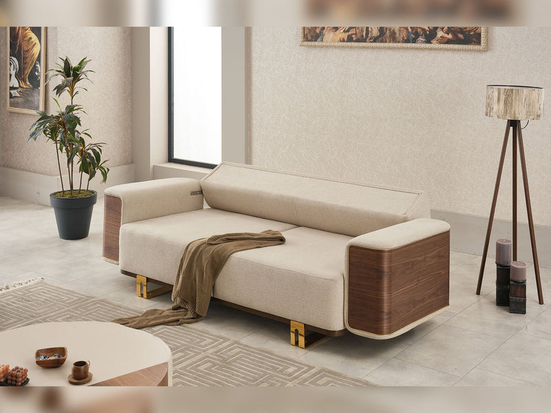 Wolker 3-pieces (Sofa & Loveseat & Chair) Livingroom in Light Brown - 200-SIM-WOL-GIRNE03-321