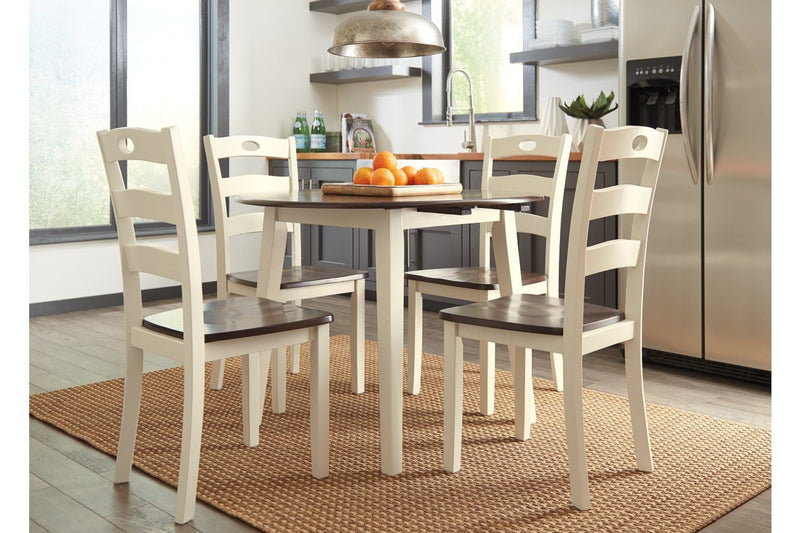 Woodanville Cream/Brown Dining Chair (Set of 2) - Gate FurnitureDining Chair