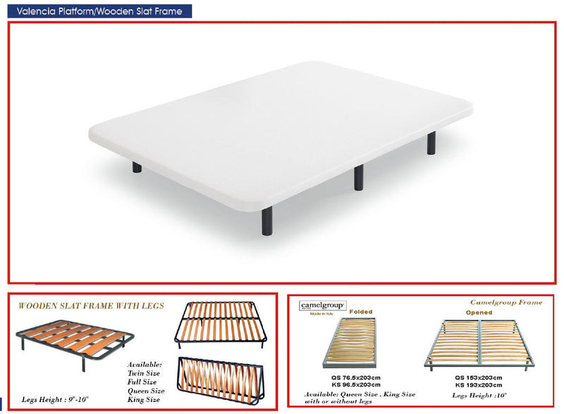 Wooden Slats Frame/ Valencia Platforms SET - p206