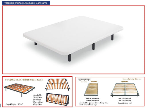 Wooden Slats Frame/ Valencia Platforms SET - p206