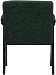 Woodloch Boucle Fabric Upholstered Accent Chair in Green - 481Green