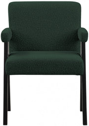 Woodloch Boucle Fabric Upholstered Accent Chair in Green - 481Green