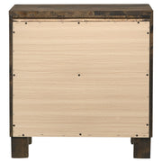 Woodmont 2-drawer Nightstand Rustic Golden Brown - 222632