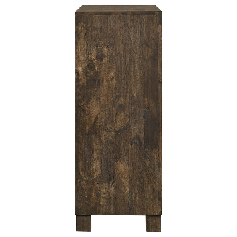 Woodmont 5-drawer Bedroom Chest Rustic Golden Brown - 222635