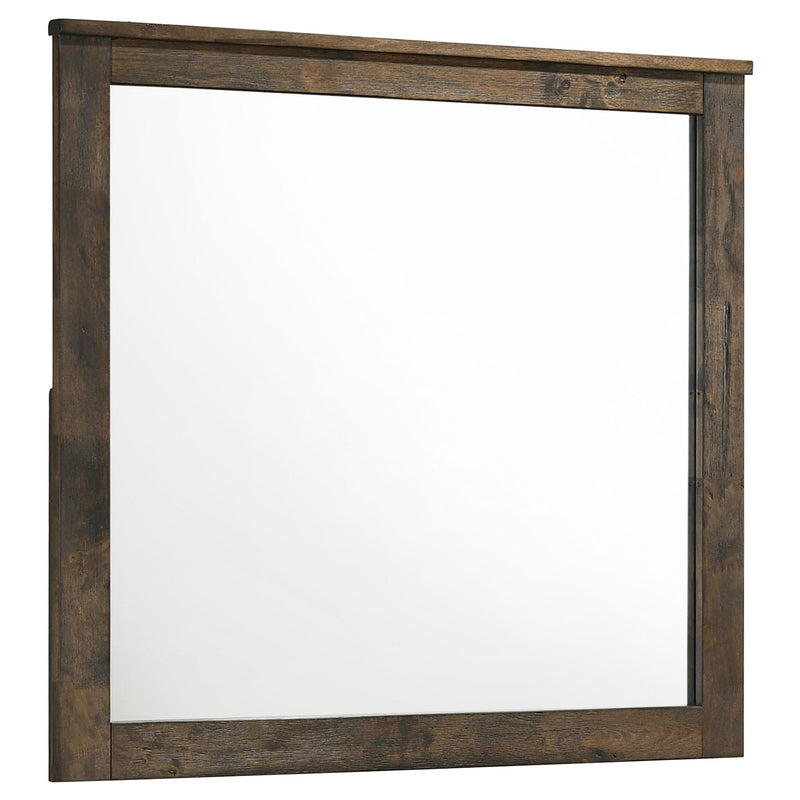 Woodmont Dresser Mirror Rustic Golden Brown - 222634