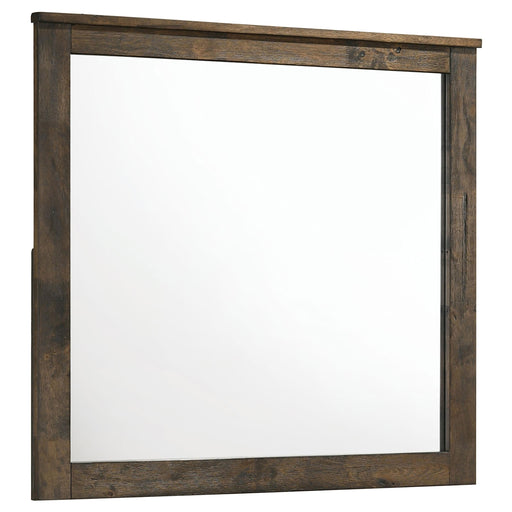 Woodmont Dresser Mirror Rustic Golden Brown - 222634