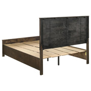 Woodmont Wood Queen Storage Panel Bed Rustic Golden Brown - 222631Q