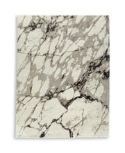 Worthbrook White/Black/Gray Large Rug - R408721