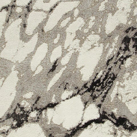 Worthbrook White/Black/Gray Medium Rug - R408722