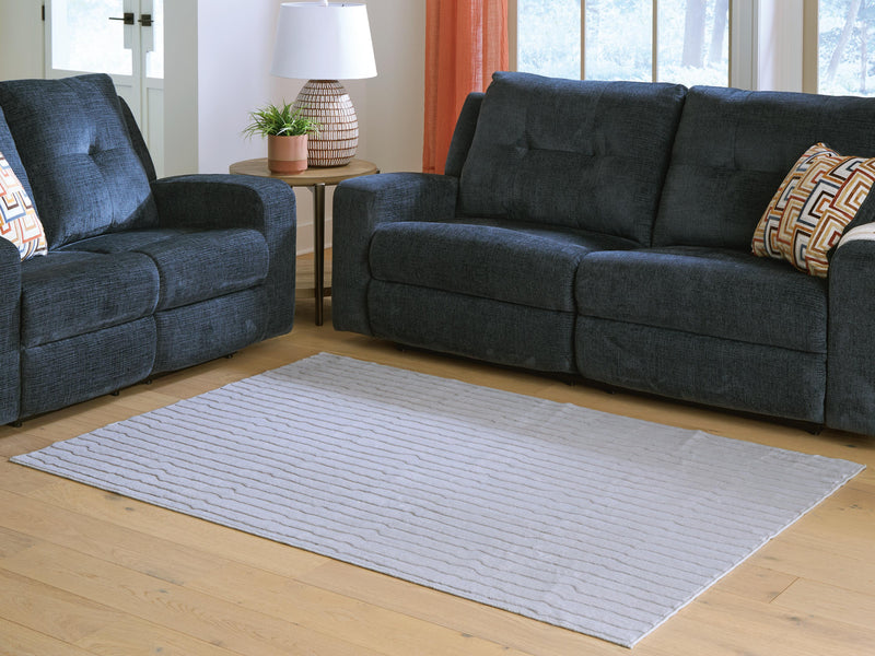Worthley Gray Washable 5' x 7' Area Rug - R407452