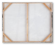 Worthner Tan/Gray/White Wall Art - A8000483