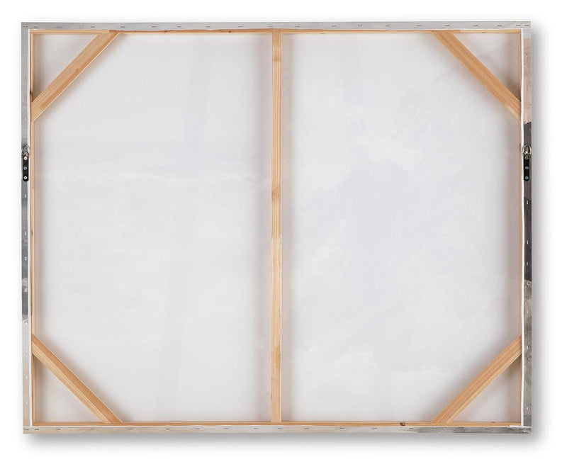 Worthner Tan/Gray/White Wall Art - A8000483