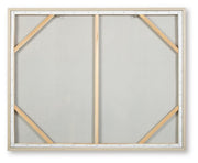 Worthney Blue/White/Brown Wall Art - A8000457