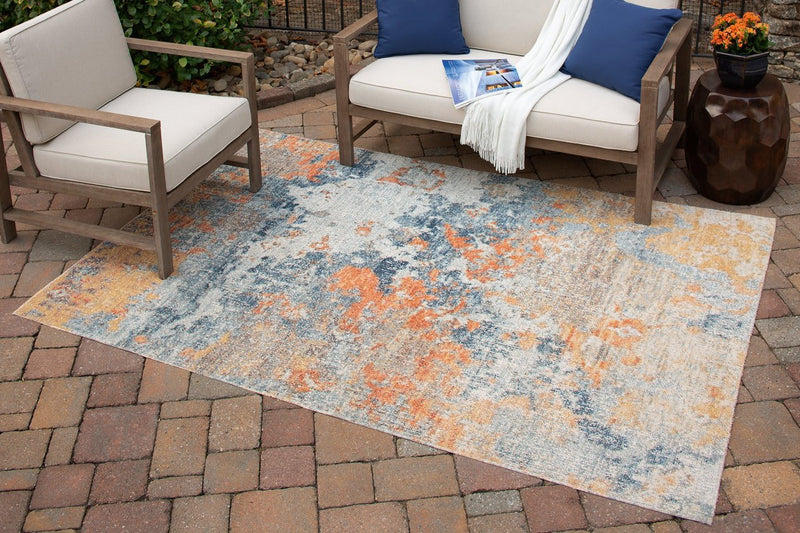 Wraylen Multi Medium Rug - Gate FurnitureRug Medium