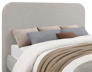 Wren Upholstered Queen Panel Bed Grey - 302052Q