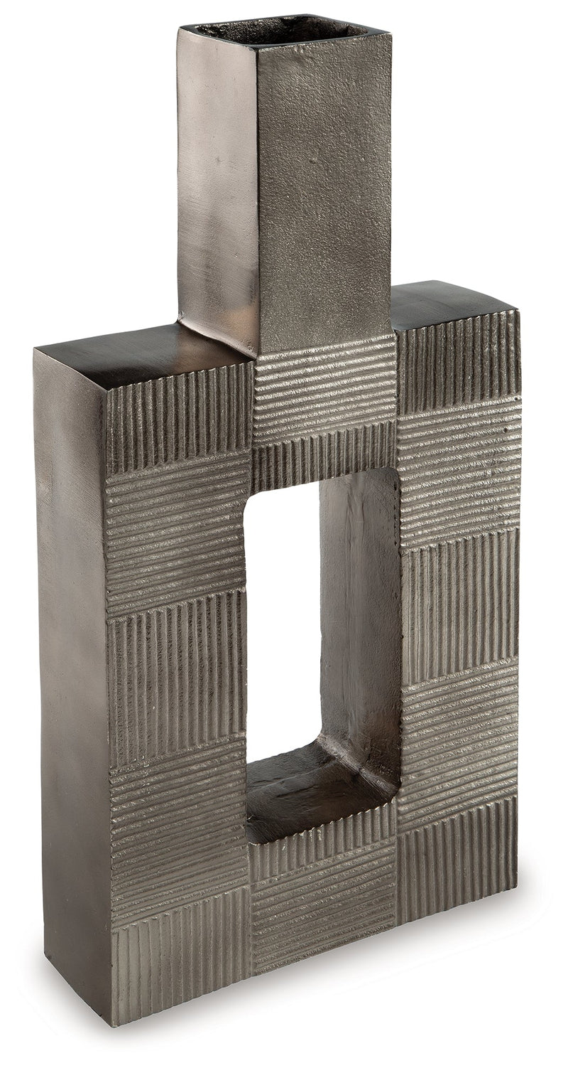 Wrengrove Antique Nickel Finish Vase - A2000754