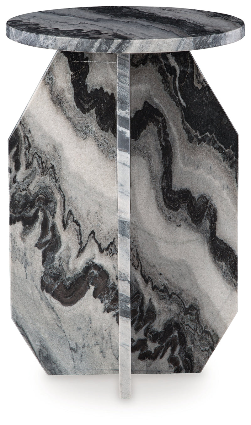 Wrenlane White/Black Accent Table - A4000646