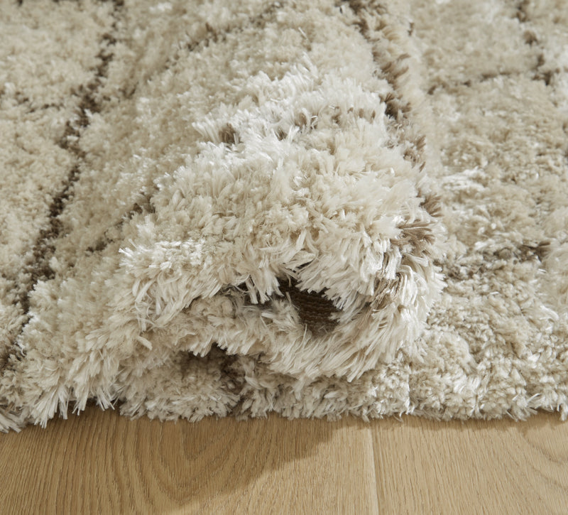 Wrenlow Cream/Brown Large Rug - R407211
