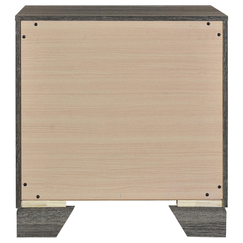 Wright 2-drawer Nightstand Bedside Table Brown Oak - 223342