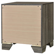 Wright 2-drawer Nightstand Bedside Table Brown Oak - 223342