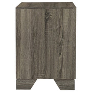 Wright 2-drawer Nightstand Bedside Table Brown Oak - 223342