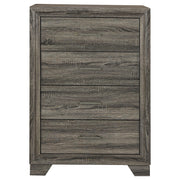 Wright 4-drawer Chest of Drawers Brown Oak - 223345