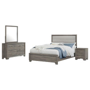 Wright 4-piece Queen Bedroom Set Brown Oak - 223341Q-S4