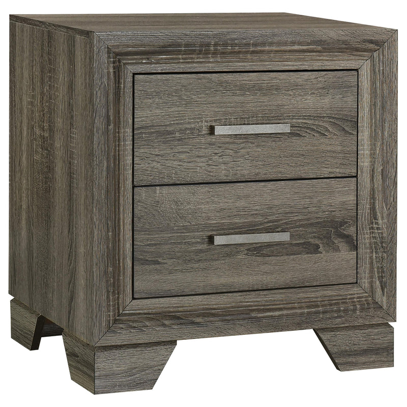 Wright 4-piece Queen Bedroom Set Brown Oak - 223341Q-S4
