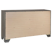 Wright 5-piece Eastern King Bedroom Set Brown Oak - 223341KE-S5