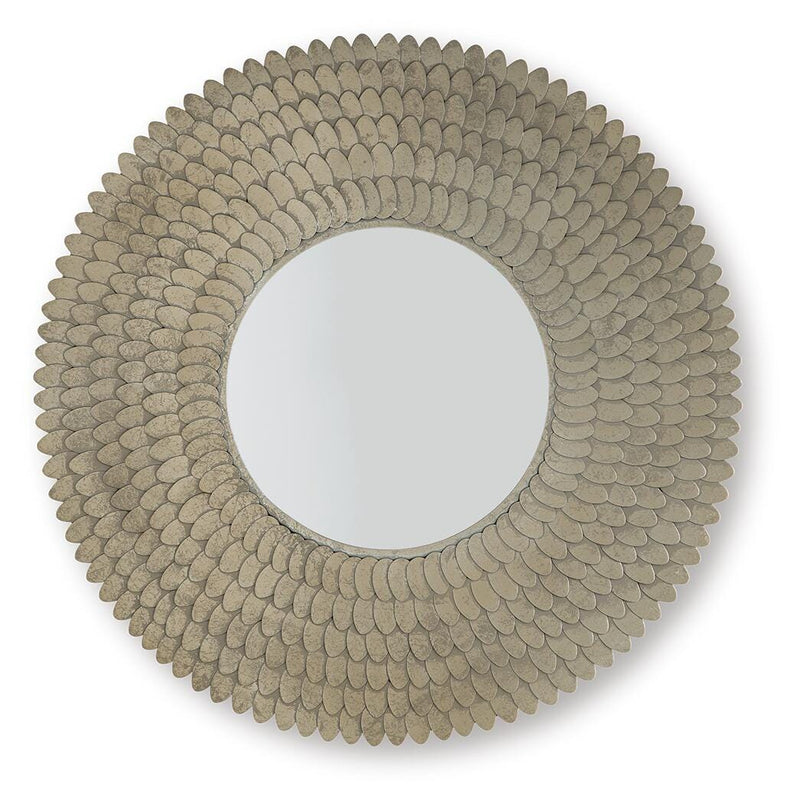 Wrightmund Champagne Finish Accent Mirror - A8010422