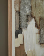 Wylander Tan/Brown/Gray Wall Art - A8000497